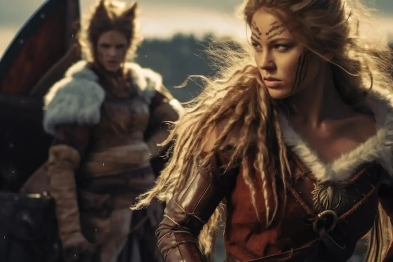 Bold female viking a glimpse into the fierce world of Nordic shieldmaidens showcasing strength bravery and the untold stories of Viking warrior women in the pages of history and myth