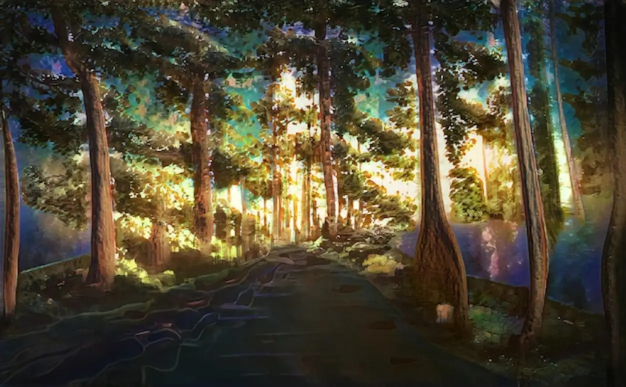 Magical Forest different trees effects for Rpg games