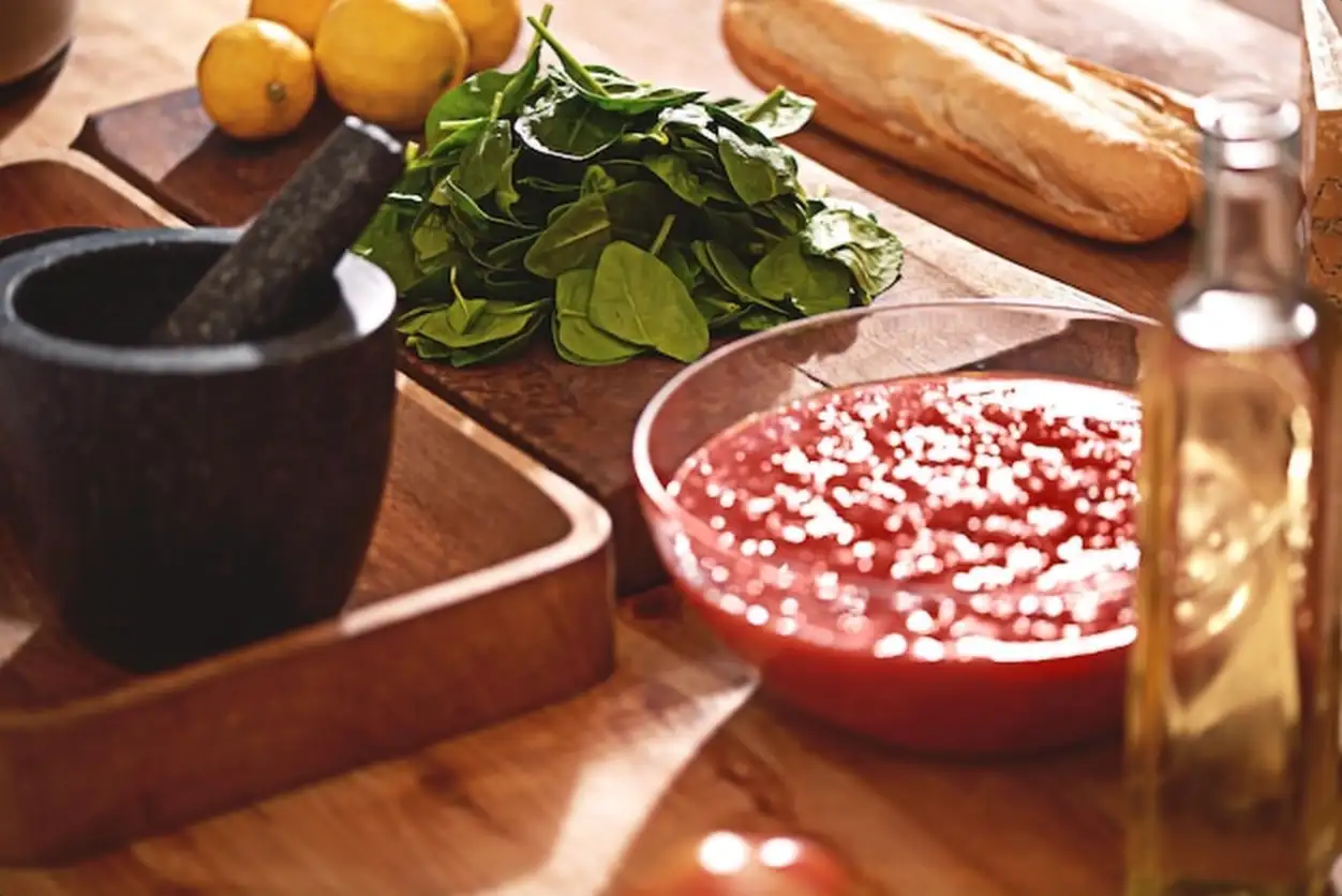 Great ingredients make great food Shot of a group of ingredients on a tabletop