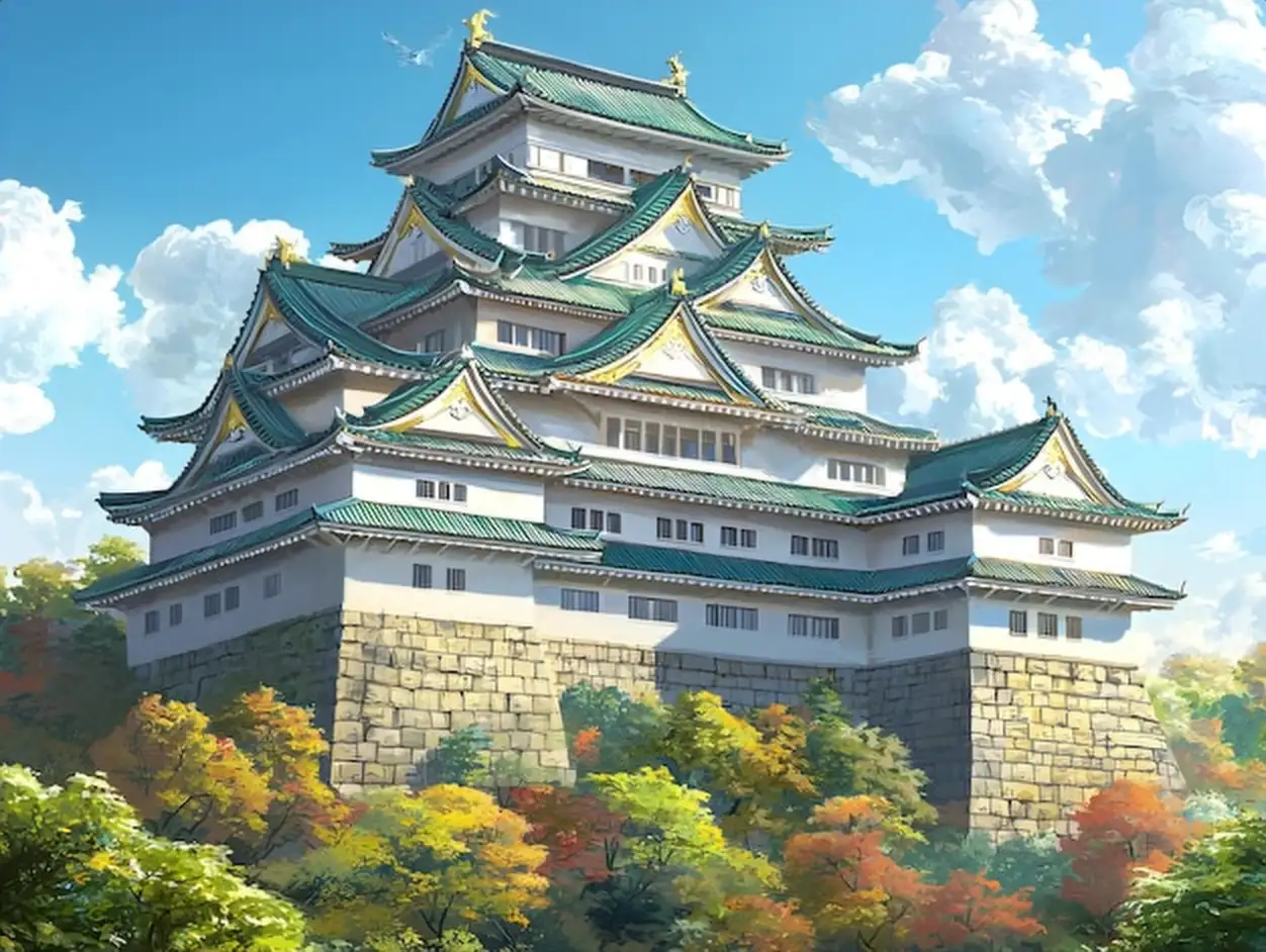 Photo of a Majestic Japanese Castle