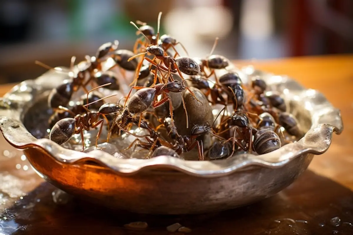 fourmis cuisine vinaigre naturel