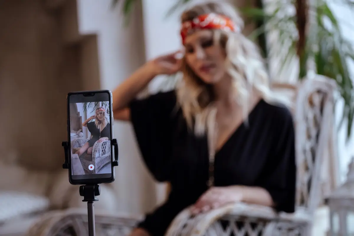 influenceuse instagram shooting