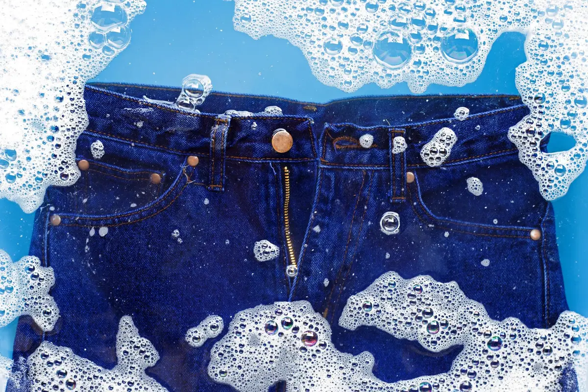 jean denim lavage