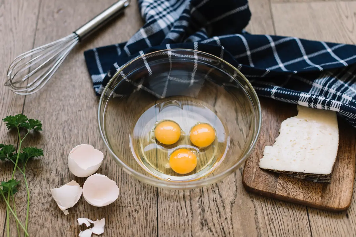 oeufs crus cuisine