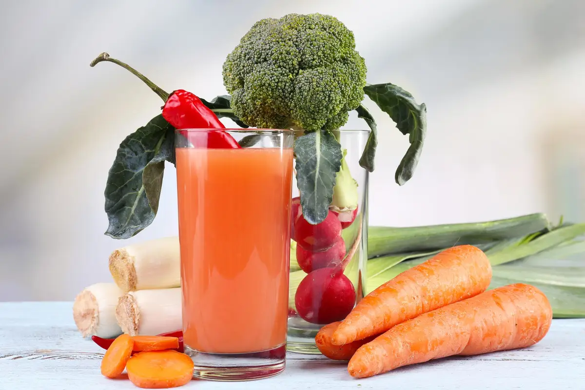 verre jus legumes